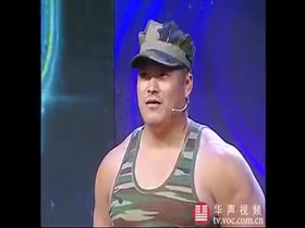 Asian bear daddy showing off his beefy muscles