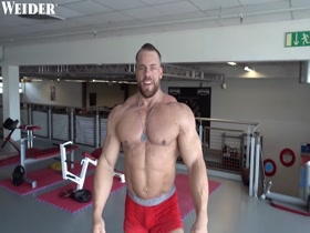 Huge Bodybuilder Lukas Wyler