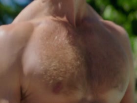 Matt Barr and his hairy chest