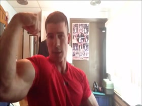 John Hirka's Biceps in Tight Sleeves