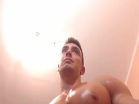 Muscle does Homoerotic Webcam Posing