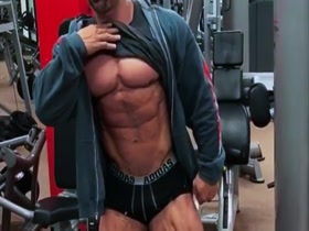 Muscle God shows off for us
