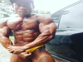 Indonesian bodybuilder