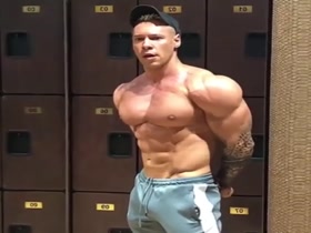 Cute and Young Muscle Hot and Huge Posing