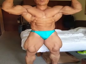 Massive Hunk in Turquoise posers