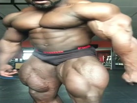 Huge Black Muscle God