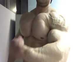 Vitaly Fateev's Huge Puffed Up and Juicy Pec Mountains