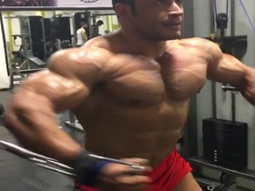 Very Sexy Pec Popping and Pec Deck