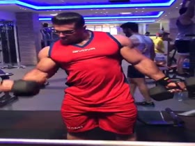 Glasses and Muscles - working those arms
