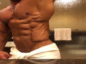 Hot but Headless Dominican Muscle Hunk