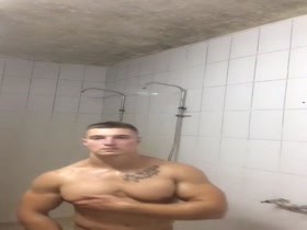 gym shower muscle
