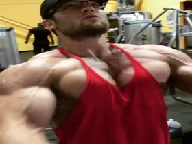 Glasses and Muscles - Muscle Hunk Elijah