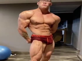 Glasses and Muscles - Young and Hot
