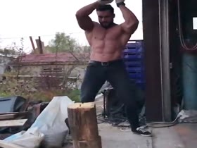 Muscle lumberjack