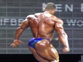 His Tiny Poser Can't Hold His Huge Gorgeous Glutes