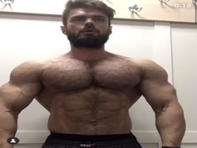 Sergiu Pavlenco Hairy Ripped Muscle