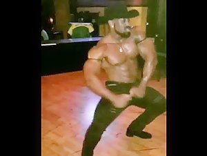 Muscle Stud Dancing Slow & Sexy