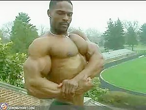 Black Bodybuilder - Tight Muscle Butt Wrestler