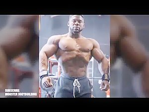 keone_prodigy  IFBB Classic Physique Pro  huge muscular bodybuilder flexing & workout
