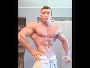 Huge young muscle hunk Mitchell Millbrand