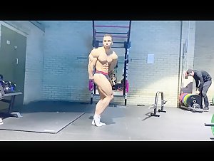 Antonny Cordeiro Posing at Gym