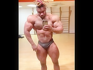Black Bodybuilder Bryan Jones 5'11" 226 LBS of Sold Hot Muscle