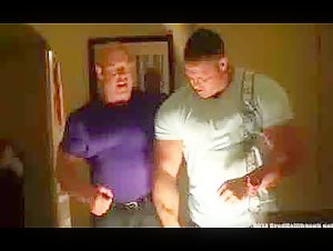 Monsters bodybuilders wrestling