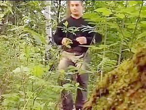 Pro IFBB Russian BB Sergei Rodin Fucking Slut in the Woods