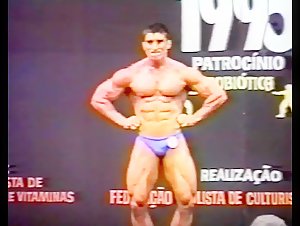 Meaty ripped pecs of Osman Cecaf