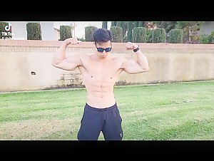 Asian Muscle In Park