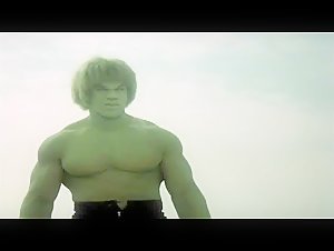 The Incredible Hulk with Lou Ferrigno Playing a Bodybuilder