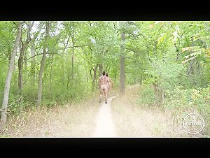 2 MuscleBears naked forest walks