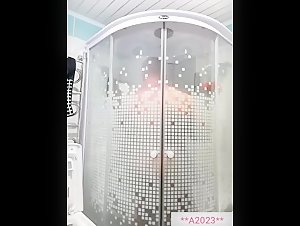 Powerlifter MuscleBear Shower show naked flex