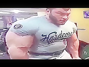 Huge biceps training with Lev Danovitz in slow-motion