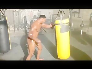 Boxing naked