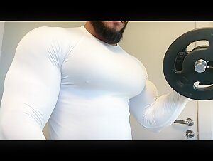 Airon Muscle Brazil - Tight White Shirt Muscle Worship