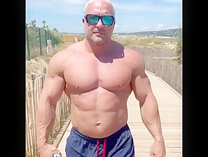 hot daddy at the beach