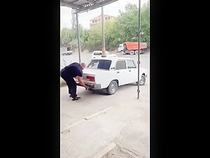 Lifting a car