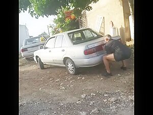 Lifting a car