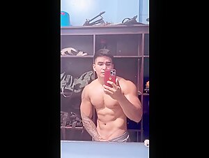 Filipino hunk biceps