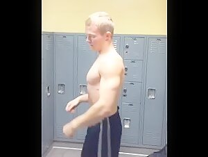 Muscular Blond Lad