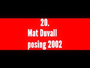 Muscle Advent Calendar 2024 Day 20: Mat Duvall posing 2002