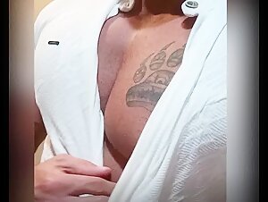 open shirt pec massage