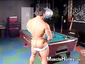 Nude Muscle Men - Rico Romano - Pool Room