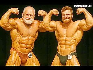 AI Muscle: Robert and Luke flexing