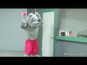 Mascot harasses and gets fucked