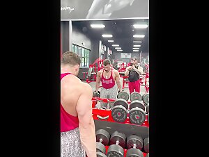 Muscle Bro At The Gym