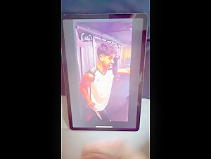 Cum Tribute to Young Brazilian Gym Athlete