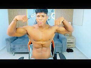 Dominik 's insane pecs - full vid in descr. box