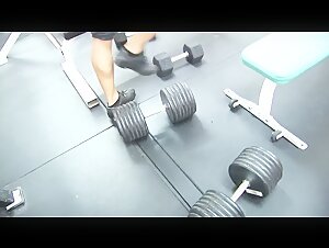Andrei Mitea training for 2009 bodybuilding contest